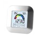 thumbnail image 1 of Reloj, termómetro, higrómetro con pantalla táctil LCD para interiores, clima eléctrico con retroiluminación digital (3,3 x 3,3 pulgadas), 1 of 5