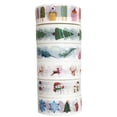thumbnail image 1 of Coofit 6 Rolls Christmas Masking Planner Tape Cute Tearable Cartoon Craft Tape, 1 of 10