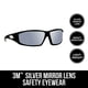 thumbnail image 2 of Espejo plateado 3M de Safety Eyewear, marco negro con detalles en gris, 2 of 3