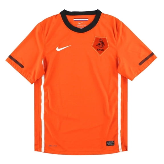 Nike Netherlands Home Youth Soccer Jersey 10/11