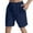 Navy, variant on Ediodpoh Men's Spring and Summer Fashion Solid Color Shorts for Men Comfortable Casual Pants Mens Shorts Khaki XXXL
