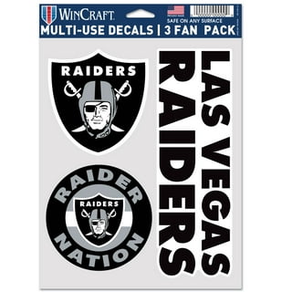  Raiders Stickers Pack 50 pcs, Las-Vegas Funart Raiders Vinyl  Stickers : Toys & Games