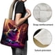 thumbnail image 3 of Corgi Bolso de tela con estampado de lienzo para mujer, bolsa de compras reutilizable y estética, con cremallera interior, regalo para mujer,38*45cm., 3 of 6