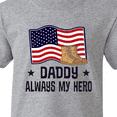 thumbnail image 4 of Inktastic Military Daddy Always My Hero Youth T-Shirt, 4 of 5
