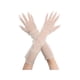 thumbnail image 1 of GUANTES LARGOS DE TUL PARA MUJER INSPIRADOS EN CHIC, GUANTE DE MALLA TRANSPARENTE PARA BODA EN LA NOCHE CHAMPÁN M, 1 of 6
