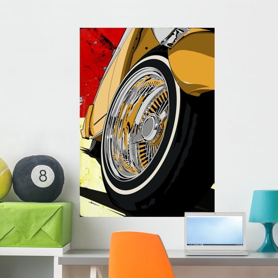 Lowrider 5 Wall Mural by Wallmonkeys Peel and Stick Graphic (36 in H x 26 in W) WM140842