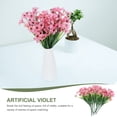 thumbnail image 2 of unbranded 10Ud Ramo De Violetas Artificiales Para Adornos Y De Hogar, 2 of 6