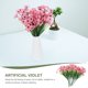 thumbnail image 2 of unbranded 10Ud Ramo De Violetas Artificiales Para Adornos Y De Hogar, 2 of 6