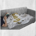 thumbnail image 6 of Hello Gorgeous Soft Flannel Fleece Blanket, Gorgeous Word Lettering with Hand-Drawn Doodle Elements as Diamond and Curve, Cozy Plush for Indoor and Outdoor Use, 70" x 90", Multicolor, by Ambesonne, 6 of 6