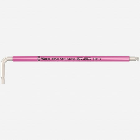 

Wera 022693 SPKL Multicolor Stainless Metric Hex L-key with Holding Function 3.0mm (Neon Pink)