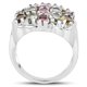 thumbnail image 2 of 6.74 Carat Genuine Brown Tourmaline, Pink Tourmaline & Green Tourmaline .925 Sterling Silver Ring QJ Model, 2 of 3