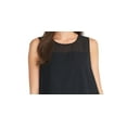 thumbnail image 2 of Rachel Roy Women's Mesh-Yoke Sleeveless Top Black Size XX-Large, 2 of 3