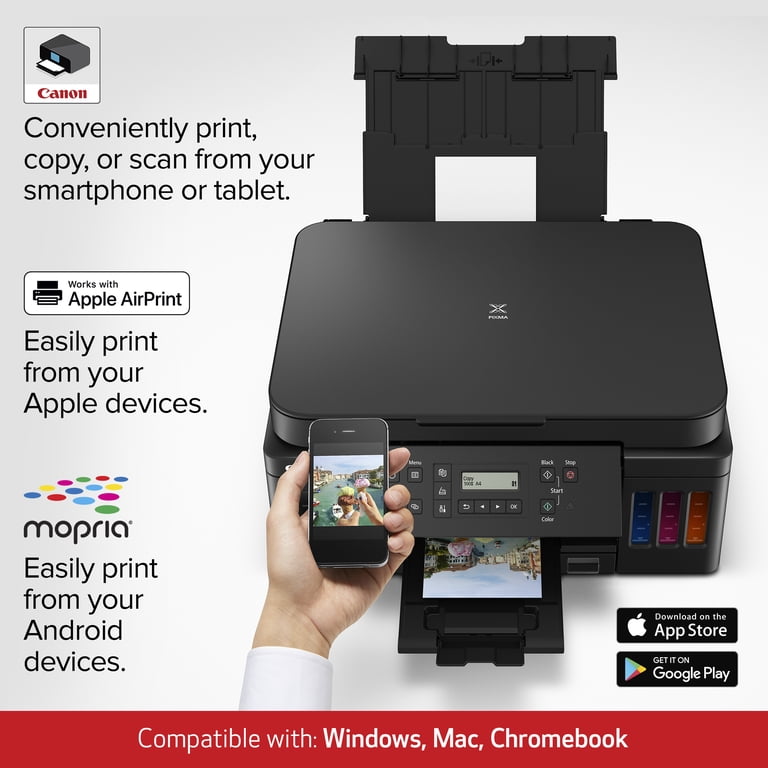 Canon PIXMA G6020 All-In-One Wireless Inkjet Printer for Home