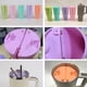 thumbnail image 5 of Yuarrent El separador de bebidas de gel de sílice puede contener 2 bebidas diferentes selladas con tapa fácil de limpiar divididas Teteras Naranja, 5 of 6