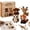 B*, variant on 3D Beaded Animal Kit for Adults DIY Beading Embroidery Craft Kit Backyard Birds 4 Designs Beginner Friendly Handmade Bead Art Set with Tools