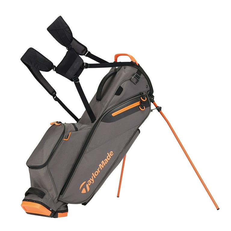 TaylorMade FlexTech Lite Golf Stand Bag Gray Orange - Walmart.com