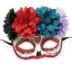 thumbnail image 1 of Máscara de mascarada muerta, máscara de fantasma de flor de Halloween, cosplay, actuación, fiesta de carnaval, 1 of 6