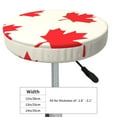 thumbnail image 4 of Naloa Happy Canada Day Round Bar Stool Cushion Cover 12-14 inch, Fits Kitchen, Office, Restaurant Chairs - 12 inch, 4 of 7