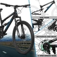 thumbnail image 6 of Ambifirner Mountain Bike, 26 inch Outdoor Cycling Bike,21-Speed/High-Carbon with Plus Shock Absorber , Adjustable Ergonomic Seat for Men Women Adult, MTB Bicycle with Suspension Fork, 6 of 9