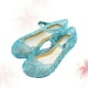 thumbnail image 5 of EeaseMX 1 par de sandalias de tacón alto para niñas, color gelatina, creativas, duraderas, bonitas, para regalo infantil, talla 28 (azul cielo)., 5 of 8