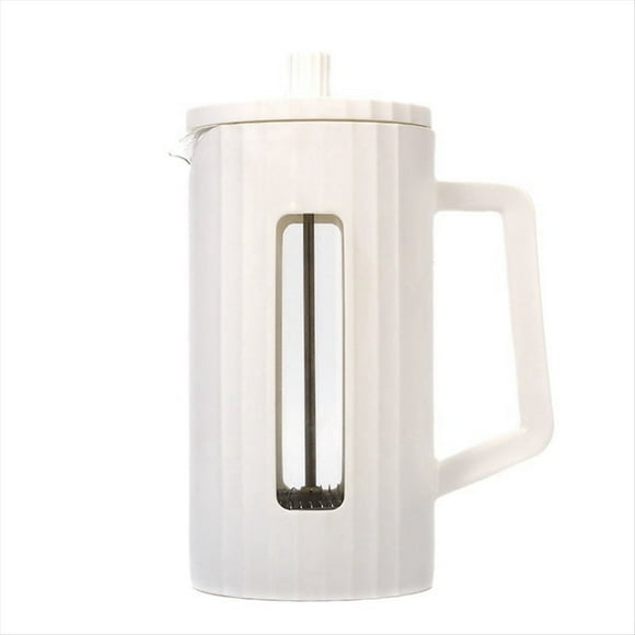 Cafetera de Prensa Francesa de 600 Ml, Cafetera de Vidrio de Borosilicato Alto, , Tetera