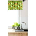 thumbnail image 3 of Ambesonne Acorn Window Valance, Hearts Leaves and Nuts Love Nature Themed Autumn Oak Seeds, Curtain Valance for Kitchen Bedroom Decor with Rod Pocket, 54" X 12", Earth Yellow Green Brown, 3 of 3