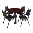 thumbnail image 7 of Regency Kee 42 in Round Breakroom Table- Beige Top, Chrome Legs, 4 Restaurant Stack Chairs, 7 of 7