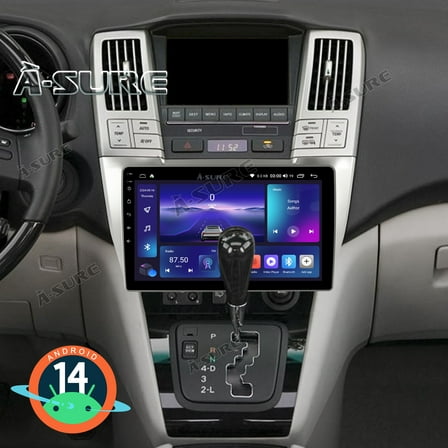 2 64GB Android 14 Car Radio Stereo for Lexus RX330 RX350 2004-2009, 10.1" Wireless CarPlay Android Auto GPS Nav WiFi Bluetooth DSP RDS SWC
