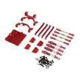thumbnail image 1 of arctrm Kit de Pièces de Voiture RC 1/12 Support de Servo Alliage d'Aluminium Pièce de Réparation Remplacement Tige Rouge, 1 of 10