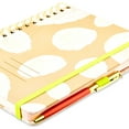 thumbnail image 5 of Pen + Gear Twin Wire Bound Journal - Khaki, 6" x 8.25" x 1", 192 Lined Pages, Paper Hard Cover, Pen, 5 of 5