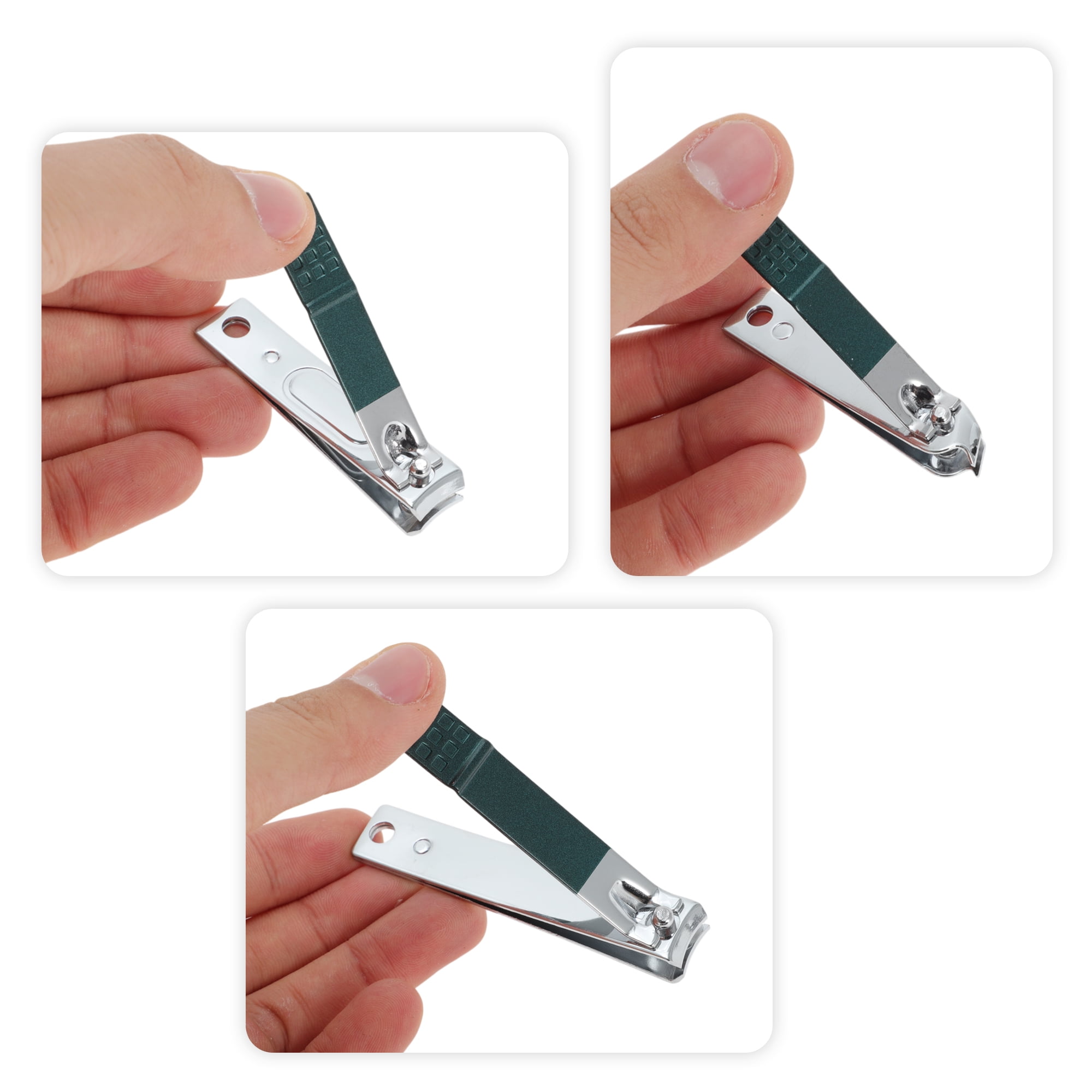 Unique Bargains 16pcs Nail Clippers Set for Trimming with Ergonomic Design