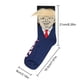 thumbnail image 4 of Calcetines Trump Con Pelo Falso 3D para Hombres Y Mujeres (oscuro) Azul Blanco, 4 of 9
