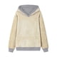 thumbnail image 3 of Pntutb Mujer Invierno Cálido Felpa Sólido Bolsillo Manga Larga Tops Sudadera Con Capucha Pntutb Pntutb-3318, 3 of 4