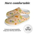 thumbnail image 6 of Zufioo Scandinavian Style Hygge Print Adult TPR Cotton Slippers,Winter Home Cotton Slippers Suitable for Adults, Men and Women, Indoor and Outdoor-, 6 of 7