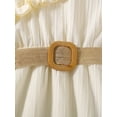 thumbnail image 5 of Bagilaanoe Girls Summer Dress Sleeveless A-line Dresses with Belt 4T 5T 6T 7T 8T 9T 10T 11T Kids Casual Swing Sundress, 5 of 7