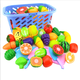 thumbnail image 1 of LYD 23 unids/set niños regalo educativo juguete plástico cocina cortar frutas niños juguete seguridad no tóxico cocina simulación juguetes educativos LYD juguete de frutas artificiales, 1 of 2
