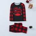 thumbnail image 4 of Automne Hiver Joyeux Noël Pyjamas Maman et Moi Imprimé Pyjamas Femmes Coton Bio avant Noël Pyjamas, 4 of 8