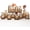 Amber, variant on Mini Bud Vases Centerpieces for Tables,Clear Bud Vases for Flowers,Small Flower Vases Suitable for Birthday Party,Anniversary,Wedding Reception,Baby Shower (Clear, 12PCS)