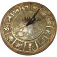 thumbnail image 1 of Solid Zodiac Sundial, Brass, 1 of 1