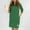 Green#03, variant on Fall Dresses for Women Oversized Crewneck Midi 3/4 Length Sleeve Dresses Womens Casual Solid Round Neck Loose Fits Three Quarter Sleeve Dress Plus Size Elegant Knee Length Dress with Pockets