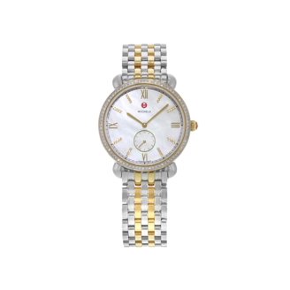 Michele CSX-36 Chronograph Dial Date Stainless Steel Womens Watch MICHELE CSX-36 Diamond (MW03M01A1046) main image 3
