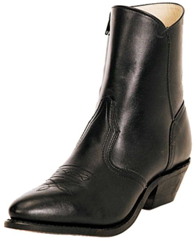 Silver Rebel Western Boots Men Ankle Sporty Black Deertan 9406 ...
