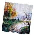 thumbnail image 4 of Cortina de ducha Baoblaze 180x180cm Resistente al Agua Multicolor con 12 Ganchos, 4 of 4