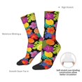 thumbnail image 4 of Logiee Hawaiian Style Print Adult Socks for Men & Women,Calf Socks, Ankle Socks,Boots Socks,Breathable Casual Sock,Unisex Crew Socks, 4 of 6