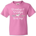 thumbnail image 3 of Inktastic Grandma and Grandpa Love Me- Heart Grandchild Youth T-Shirt, 3 of 5