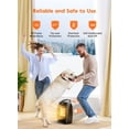 thumbnail image 3 of Strak Digital Space Heater, 750W Portable Fast Heating Electric Ceramic Heater with 4 Modes, Timer, Overheating Protection, ETL Listed, Portable Heater for Bedroom, 3 of 4