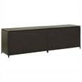 thumbnail image 3 of Pemberly Row Poly Rattan and Powder-Coated Steel Storage Chest in Brown, 3 of 9