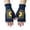 A2-Blue, variant on Womens Fingerless Gloves Crochet Thumbhole Half Finger Hand Warmer Gloves Stretchy Ribbed Cuffs Warm Gloves Winter Warm Knit Arm Warmers Thermal Arm Warmers Gloves For Women A2-Blue One Size