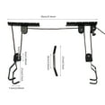 thumbnail image 5 of Vintoro 60kg/132lbs Bicycle Bike Lift Hoist, Ceiling Storage Hanger, Pulley Rack Garage with Hooks, 5 of 19