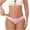 Panties for women plus size-Pink, variant on Guieoi Cheeky Womens Underpant Plus Size Underwear Stretchy Soft Breathable Panties Solid-Color Low-Waisted Comfortable Briefs Beige XL